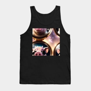 Just a Pig Astronaut Tank Top